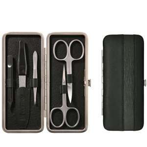  Wusthof Trident 9112 Leather 5 Tool Manicure Set, BLACK 