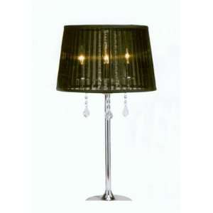  Cabaret Chrome Table Lamp