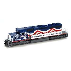  HO RTR SD40 2 w/116 Nose, UP/United Way ATH95196 Toys 