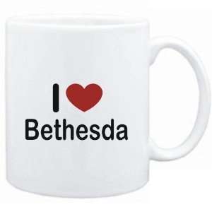  Mug White I LOVE Bethesda  Usa Cities