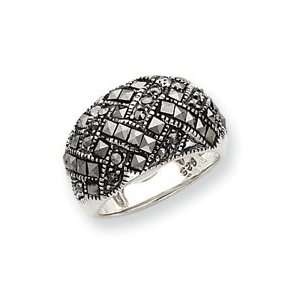   Silver Marcasite Woven Ring   Size 8 West Coast Jewelry Jewelry