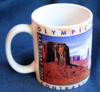 Salt Lake City 2002 Winter Olympics Coffee Mug Souvenir  
