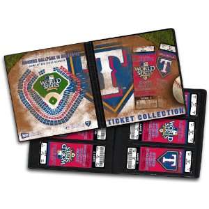  2010 World Series Ticket Album   Texas Rangers Sports 