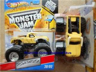 2011 Hot Wheels Monster Jam 38 BULLDOZER 1/64 Truck variant Tattoo 