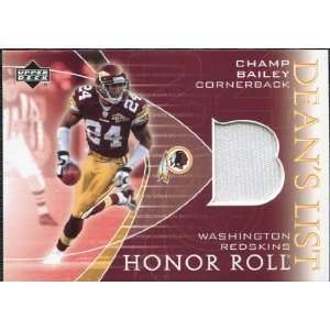   Roll Deans List Jersey #DLCB Champ Bailey SP Sports Collectibles