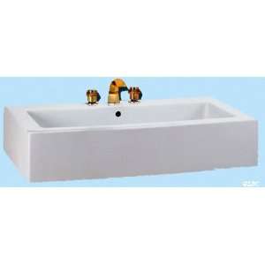   Bathroom Vessel Sink by Le Bijou   V805 8 in White