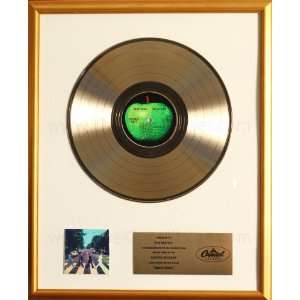  The Beatles Abbey Road Gold LP Record Award Non RIAA Apple 