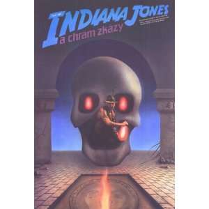 Indiana Jones and the Temple of Doom Poster Czechoslovakian 27x40 