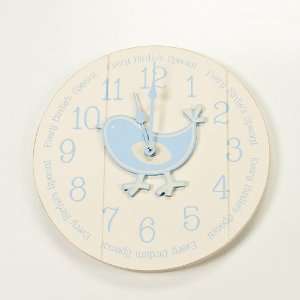  Quote Wall Clock with Bird