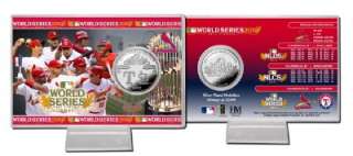 St. Louis Cardinals 2011 World Series Silver Coin Card  