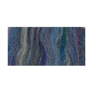 Wool Roving 12 .22 Ounce Blue Variegated