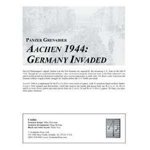  APL Panzer Grenadiers Aachen 1944, Germany Invaded 