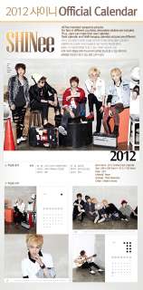 KPOP SHINee 2012 Official DESK Calendar By SM Entertainment  