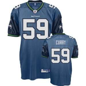  Aaron Curry Jersey Reebok Authentic Blue #59 Seattle Seahawks 
