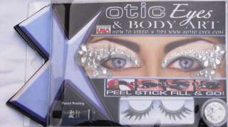 Xotic Eyes Ice Queen Eye Self Adhesive Makeup Kit Costume Accessory 