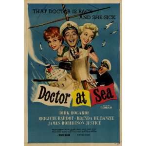  Doctor at Sea (1956) 27 x 40 Movie Poster Style A