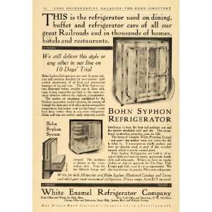  1911 Ad White Enamel Bohn Synphon Systems Refrigerator 