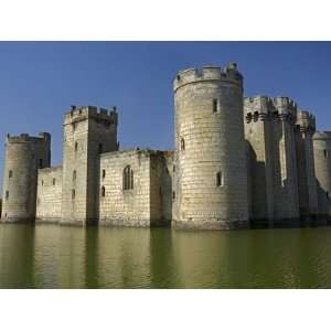  Bodiam Castle (1385), Reflected in Moat, East Sussex 