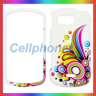 Samsung Moment M900 Circle Flower Hard Case Phone Cover  