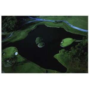  TPC Sawgrass #17 Aerial #351   Poster (12x8)