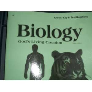  Abeka Biology Gods Living Creation Answer Key (10) Books