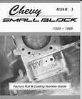 Chevrolet Small Block Engines – Factory Casting Number