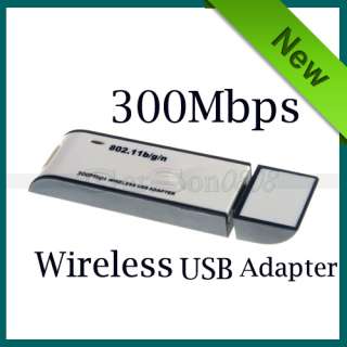 300Mbps USB Wireless Adapter WiFi Lan Network Card  