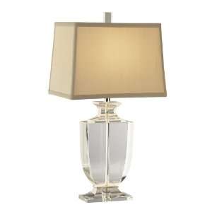   Artemis Accent Clear Crystal Cafe Shade Table Lamp