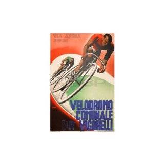 Vintage Cycling Poster Reprints Italian Vigorelli Velodrome Poster 24 