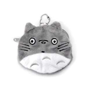    Totoro Soft Zipper Coin Pocket   Gray Totoro Toys & Games