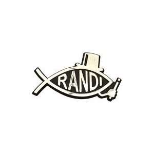 Randi emblem $8.00 Randi emblem. Heres a fish shaped tribute to James 
