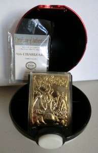   King Limited Edition Pokemon 23K Gold Plated Card CHARIZARD With COA