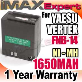 FNB 14 Battery for YAESU FT 23R FT 33R FT 73R FT 411R  