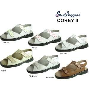  Sandbaggers Corey II Womens Golf Sandals (ColorAmareto 