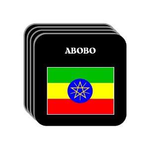  Ethiopia   ABOBO Set of 4 Mini Mousepad Coasters 