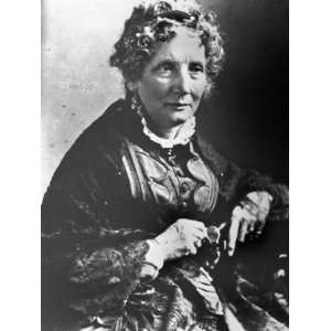  Author and Abolitionist Harriet Beecher Stowe Stretched 