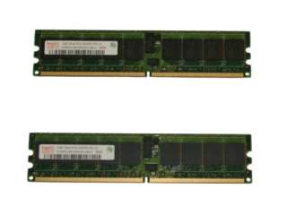 DELL 4GB (2X2GB) PC2 3200R 400MHz DDR2 ECC MEMORY X1563  