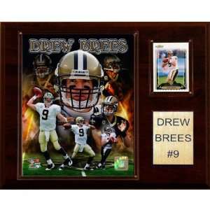 NFL Drew Brees New Orleans Saints Player Plaque