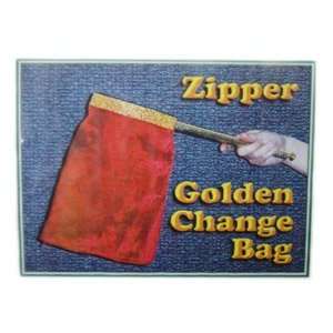  Change Bag w/Zip  Gold Handle(India) 