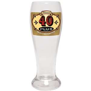  40 Plus Beer Pilsner Glass
