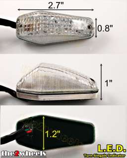 Motorcycle Flush Mount 14x LED Turn Signals Indicators  
