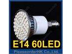 10x New Cool White 4W E14 220V 60 LED 3528 Bulb Light Lamp 6000K For 