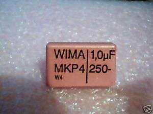 Wima MKP4 1.0uf 250v Polypropylene Film Capacitor  