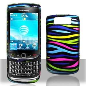  Cuffu   Rainbow Zebra   BlackBerry 9800 Torch Case Cover 