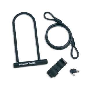  Master Lock Force 3 Double Shot Bike Lock with Cable 