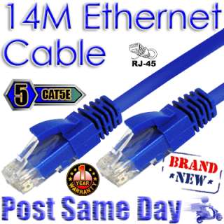25M Internet RJ45 LAN Network Cat5e Ethernet ADSL UTP Patch Straight 