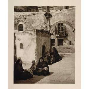  1926 Abyssinians Roof Church Holy Sepulchre Jerusalem 