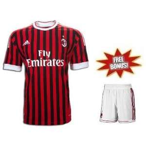  AC Milan FC Home Jersey 2011 2012 (Medium) Sports 
