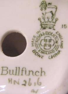 Royal Doulton Bullfinch Figure HN 2616 MINT CONDITION  