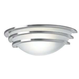  Access Lighting 50132 BS/FST One Light Steel Bowl Flush 
